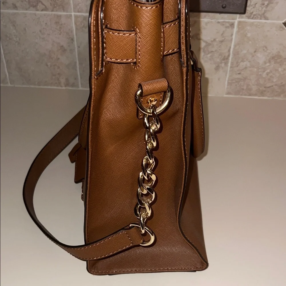 Michael Kors Tan Leather Satchel